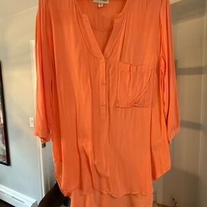 Women's Orange Blouse